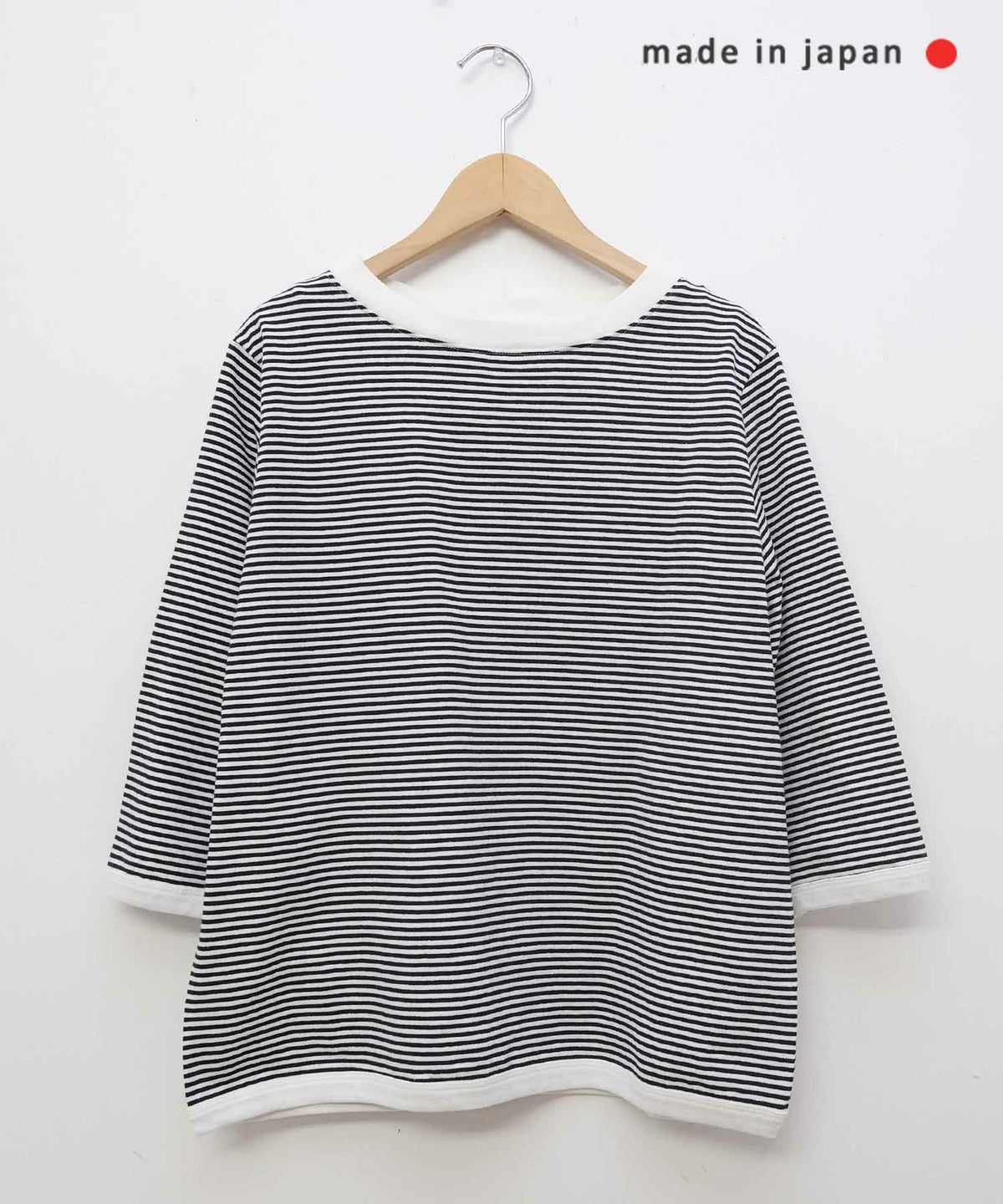 and quarter｜7分袖ボーダーカットソー [[MA-056]][C]