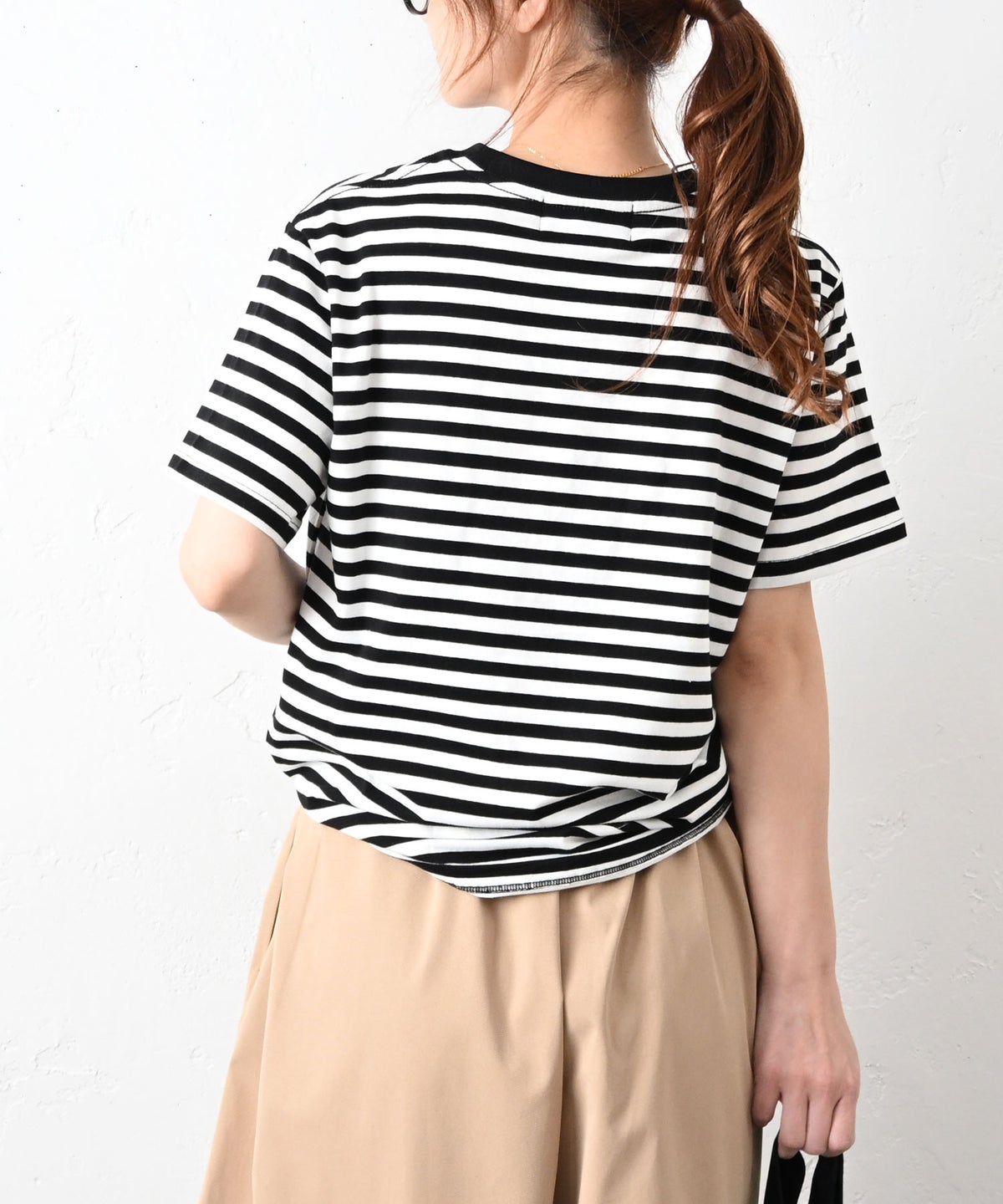  Account｜ボーダー×ロゴT [[MAA104TEA]][C]