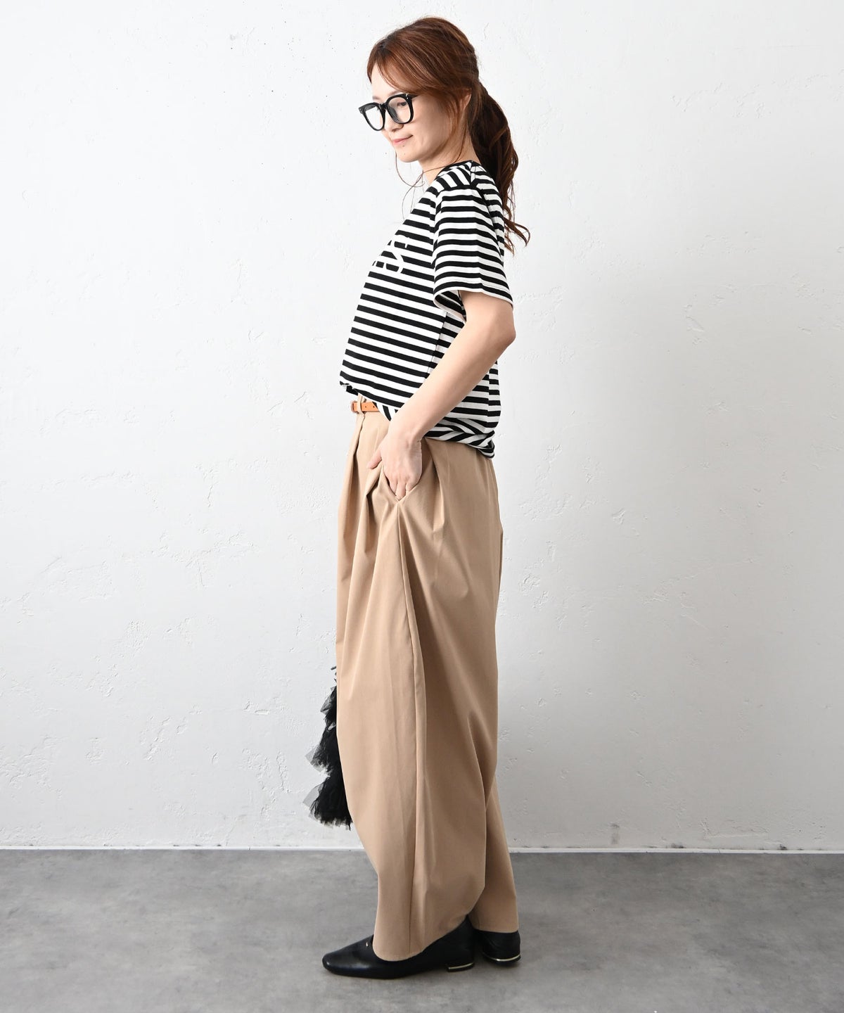  Account｜ボーダー×ロゴT [[MAA104TEA]][C]