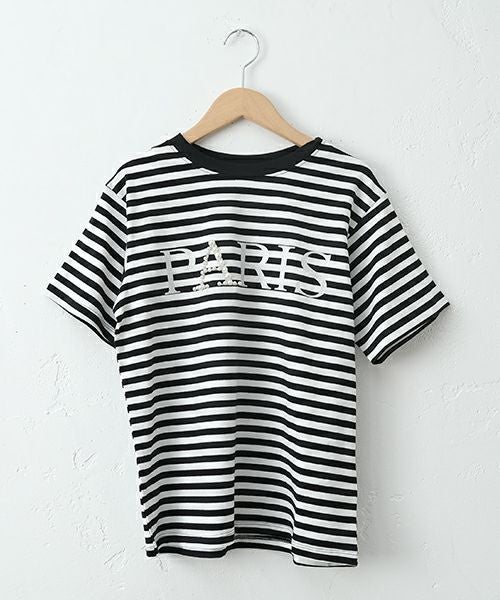  Account｜ボーダー×ロゴT [[MAA104TEA]][C]