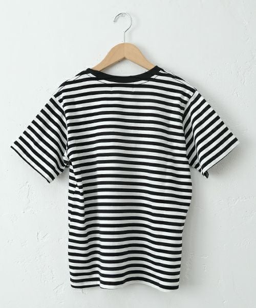  Account｜ボーダー×ロゴT [[MAA104TEA]][C]