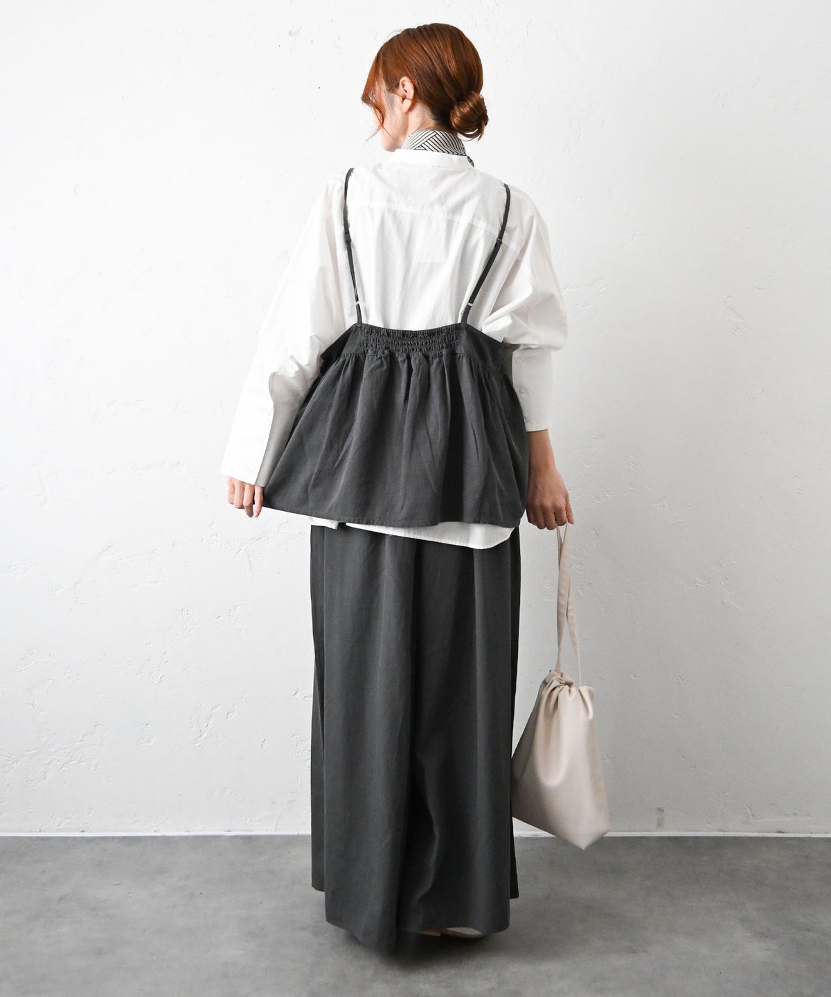 ista-ire｜ギャザーキャミソール [[3601-6740]][C]