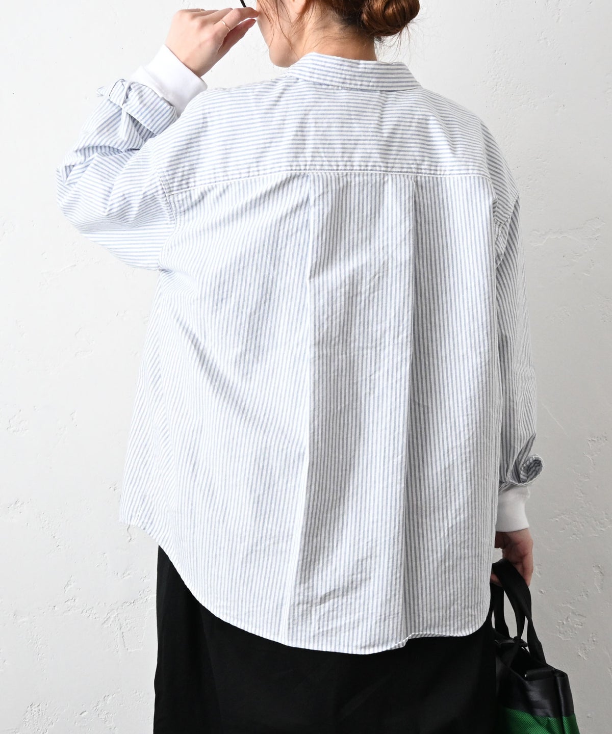her.｜オックスストライプシャツ [[CE3SH260103ST]][C]