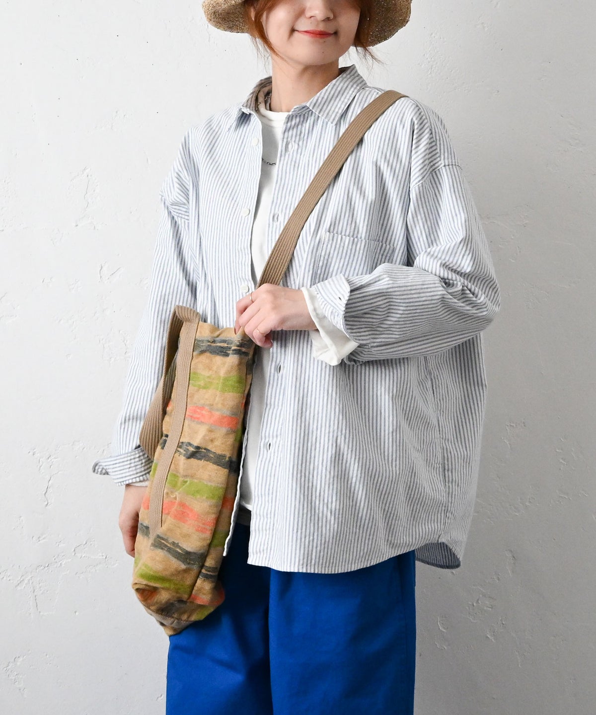 her.｜オックスストライプシャツ [[CE3SH260103ST]][C]