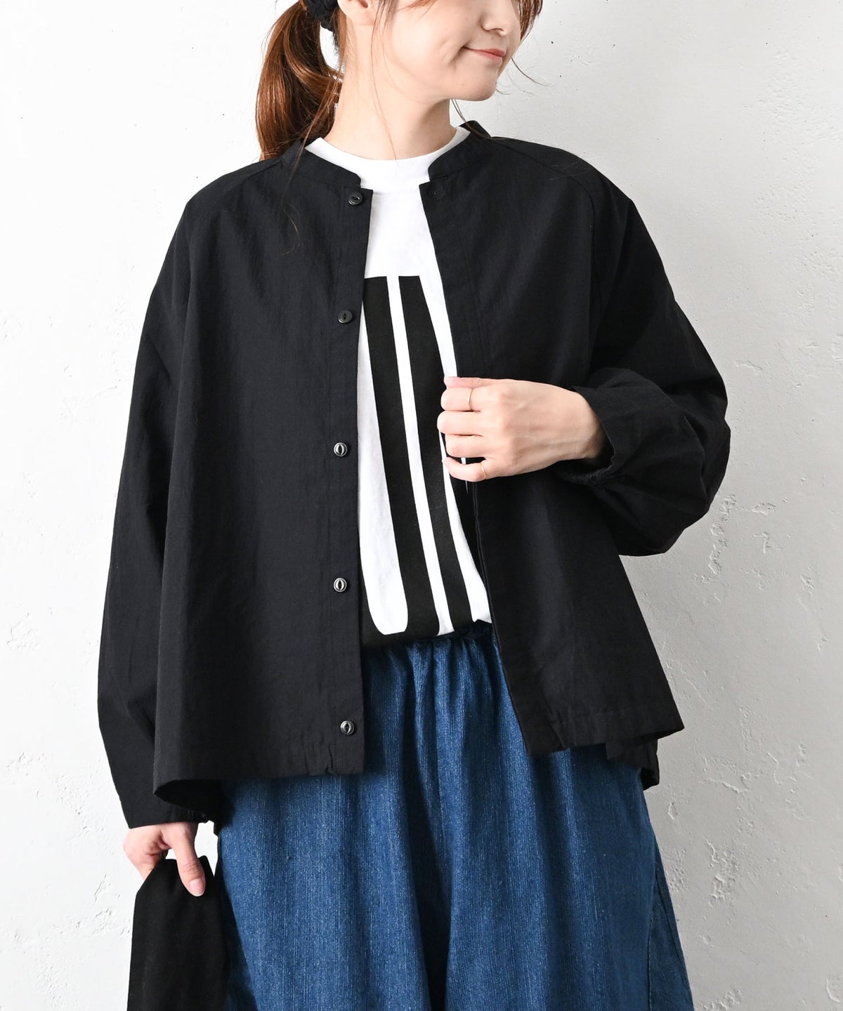 hagumu｜ラグランシャツアウター [[hag-187]][C]