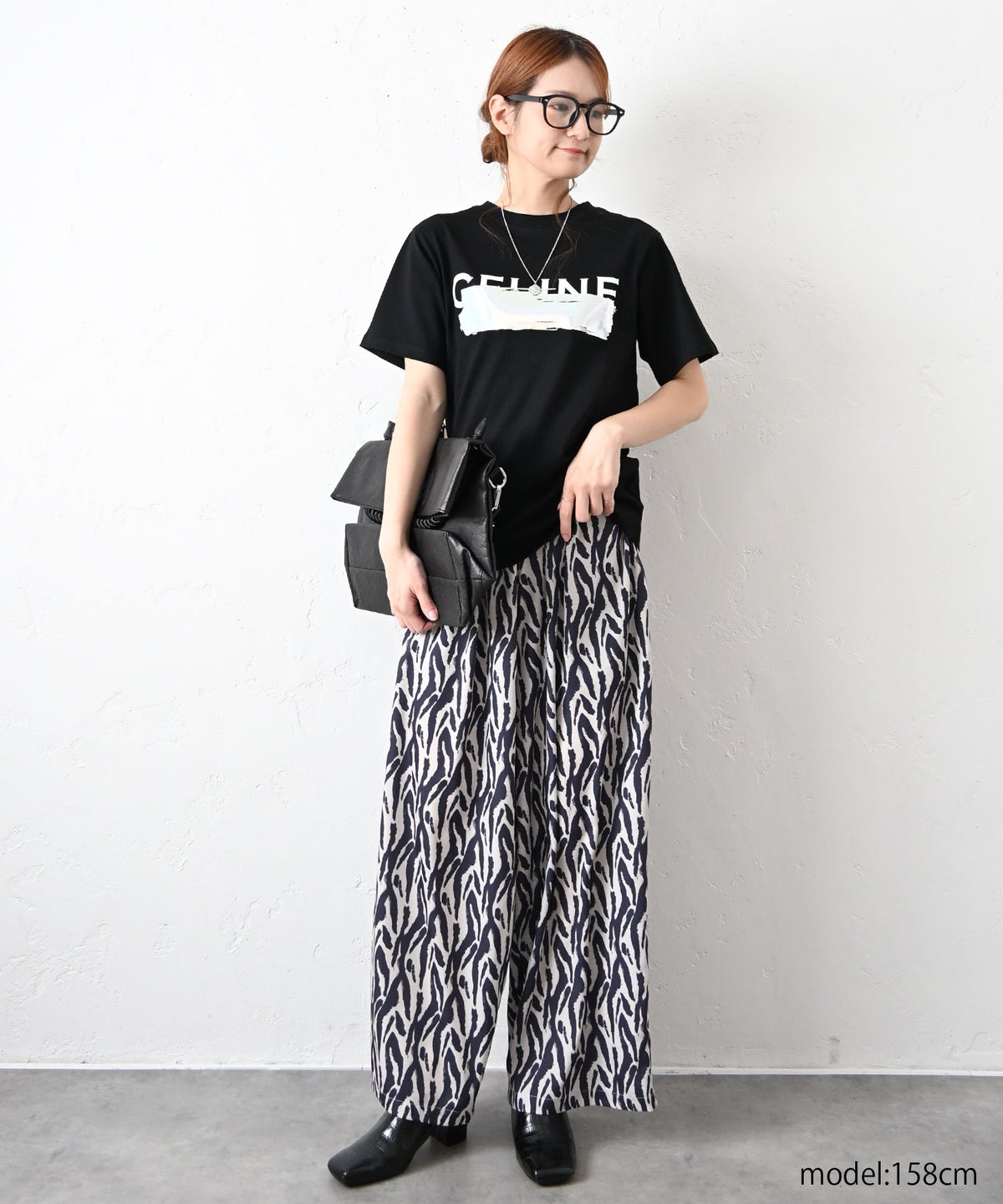 HUMS｜総柄ワイドパンツ [[C-5134]][C]