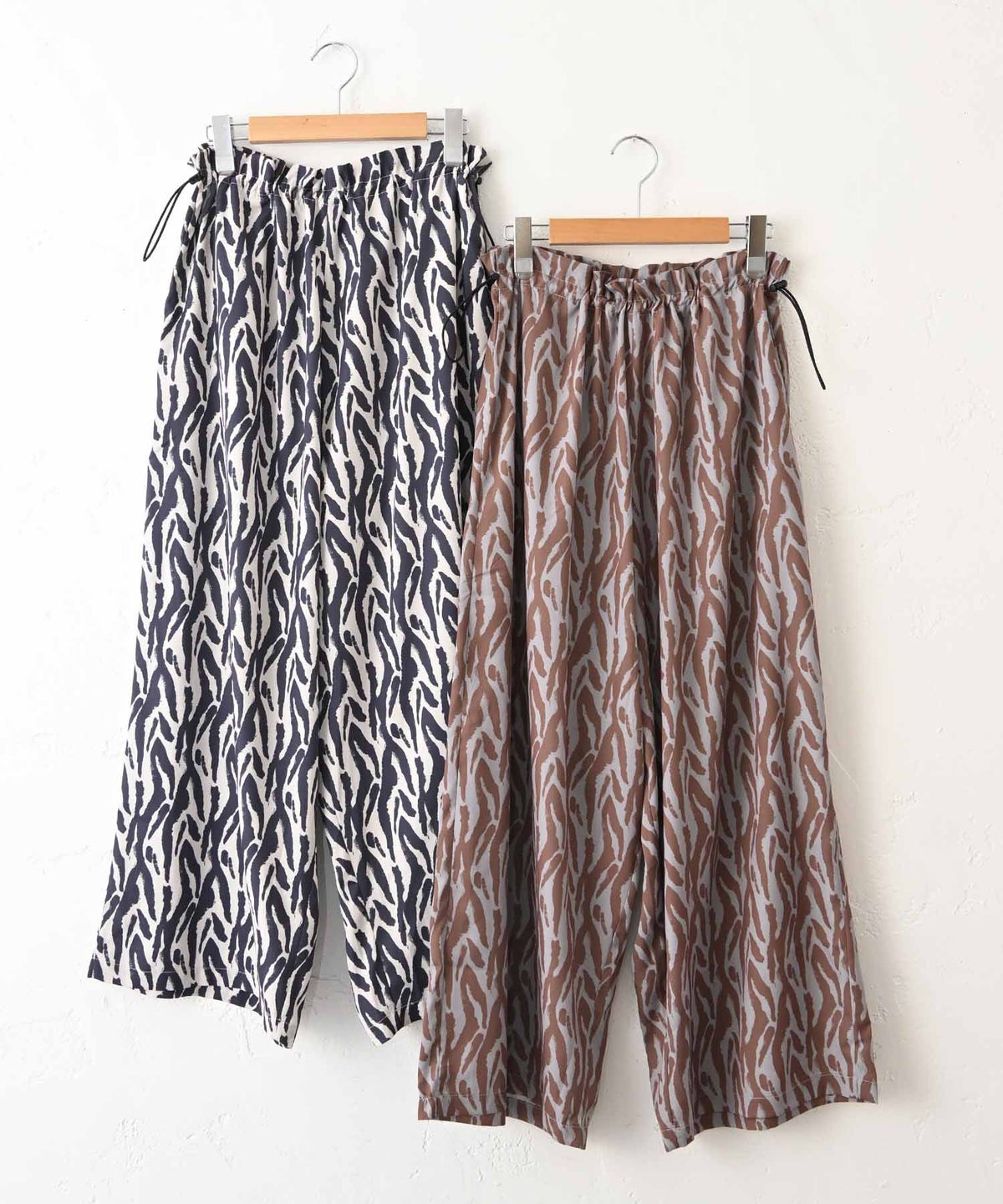 HUMS｜総柄ワイドパンツ [[C-5134]][C]