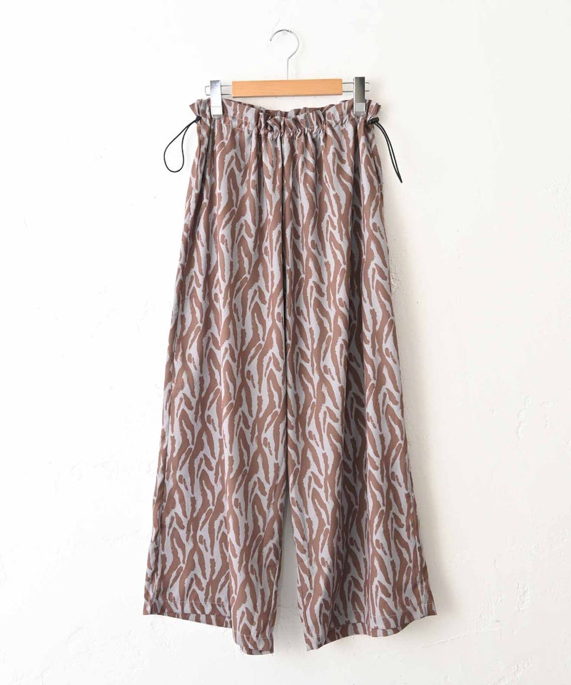 HUMS｜総柄ワイドパンツ [[C-5134]][C]