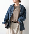HUMS｜デニムオーバーシャツジャケット [[HUM-085]][C]