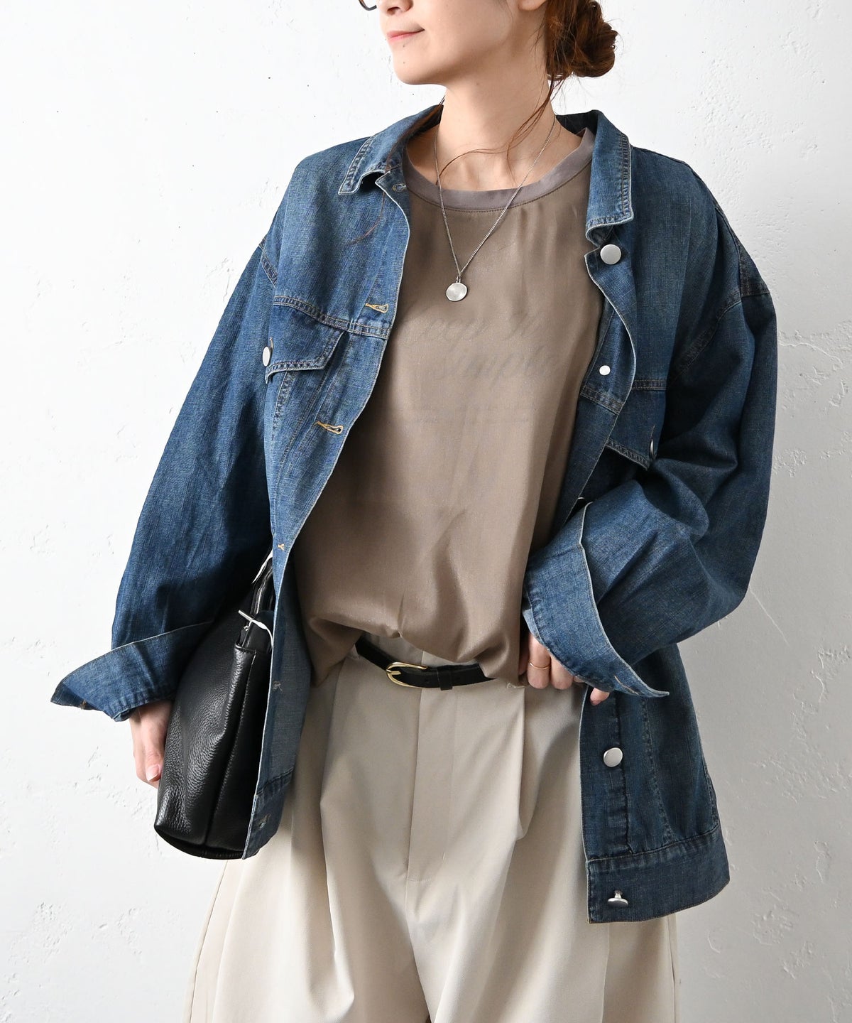 HUMS｜デニムオーバーシャツジャケット [[HUM-085]][C]