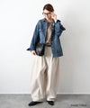 HUMS｜デニムオーバーシャツジャケット [[HUM-085]][C]