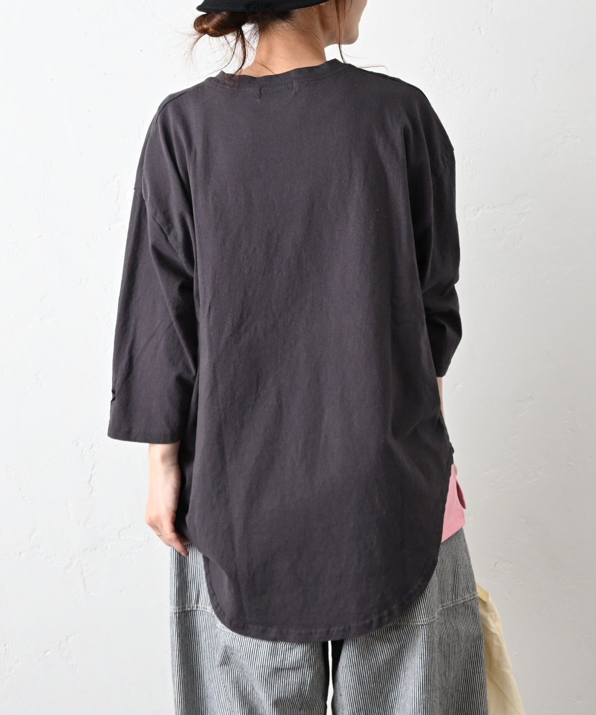 IN THE MARKET｜5分袖オーバーカットソー [[C-2555]][C]