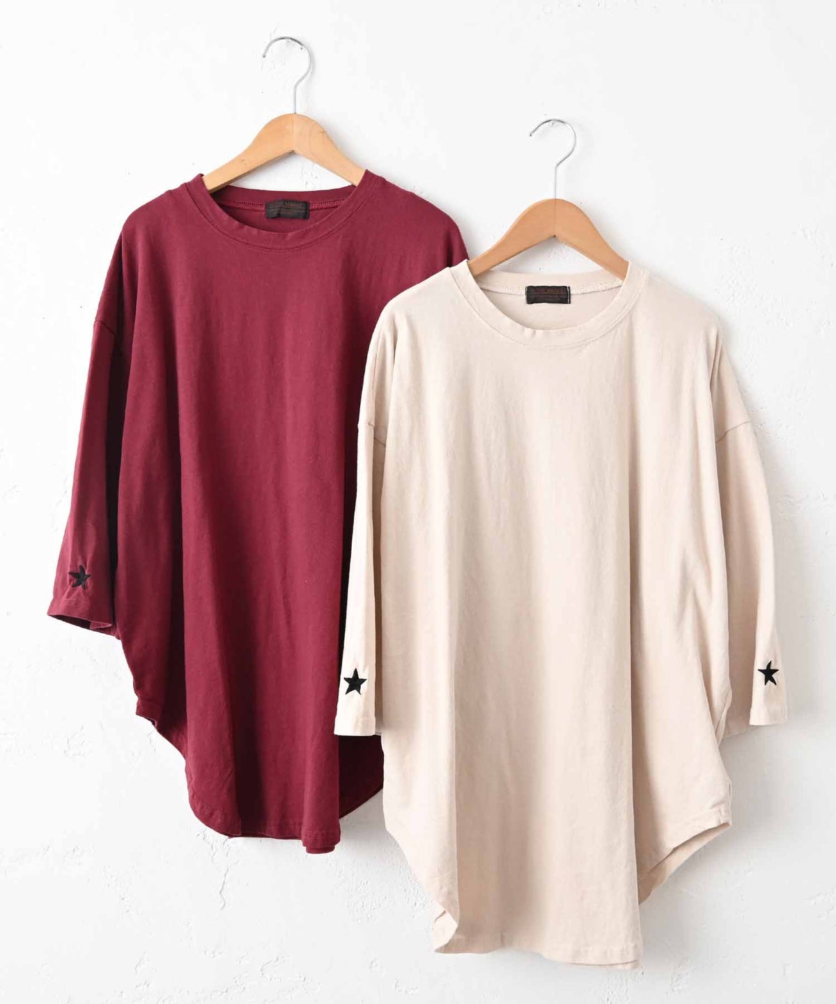 IN THE MARKET｜5分袖オーバーカットソー [[C-2555]][C]