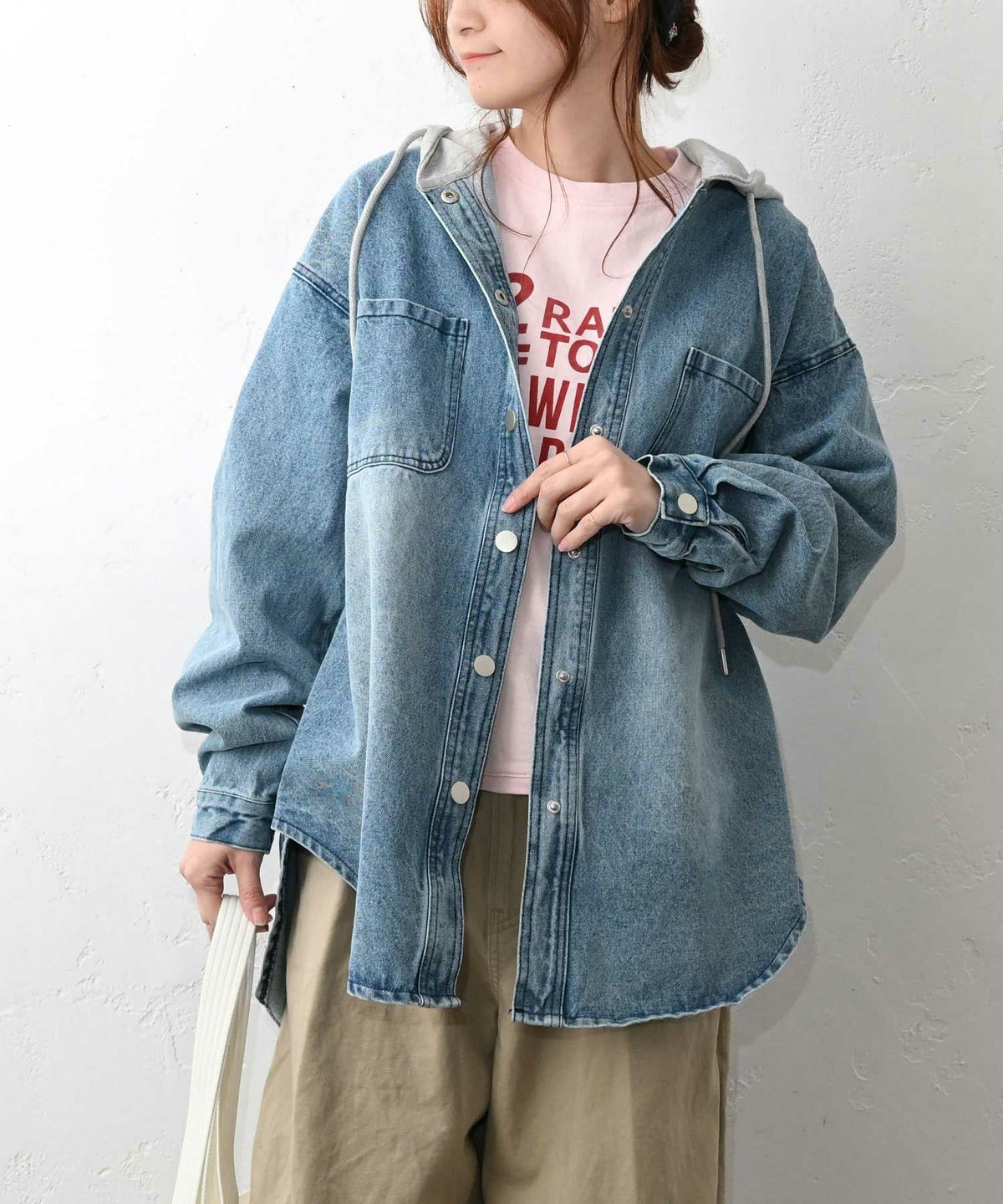 IN THE MARKET｜フーディードッキングデニムジャケット [[C-2506]][C]