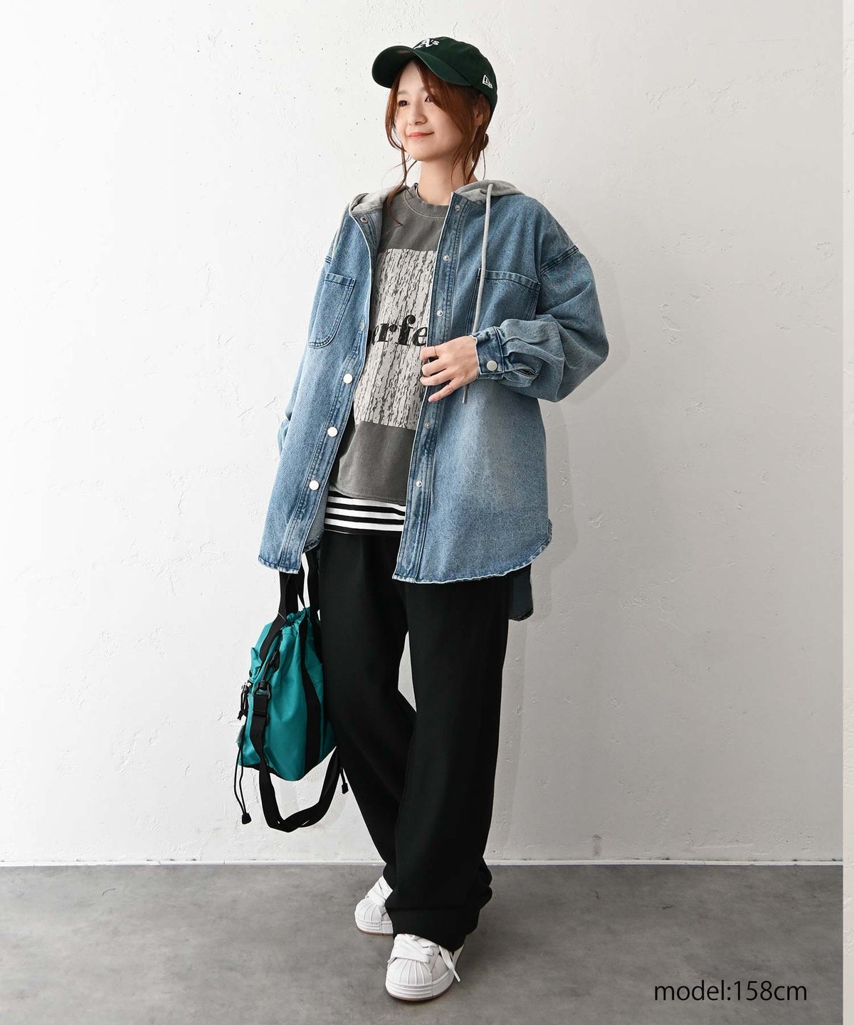 IN THE MARKET｜フーディードッキングデニムジャケット [[C-2506]][C]