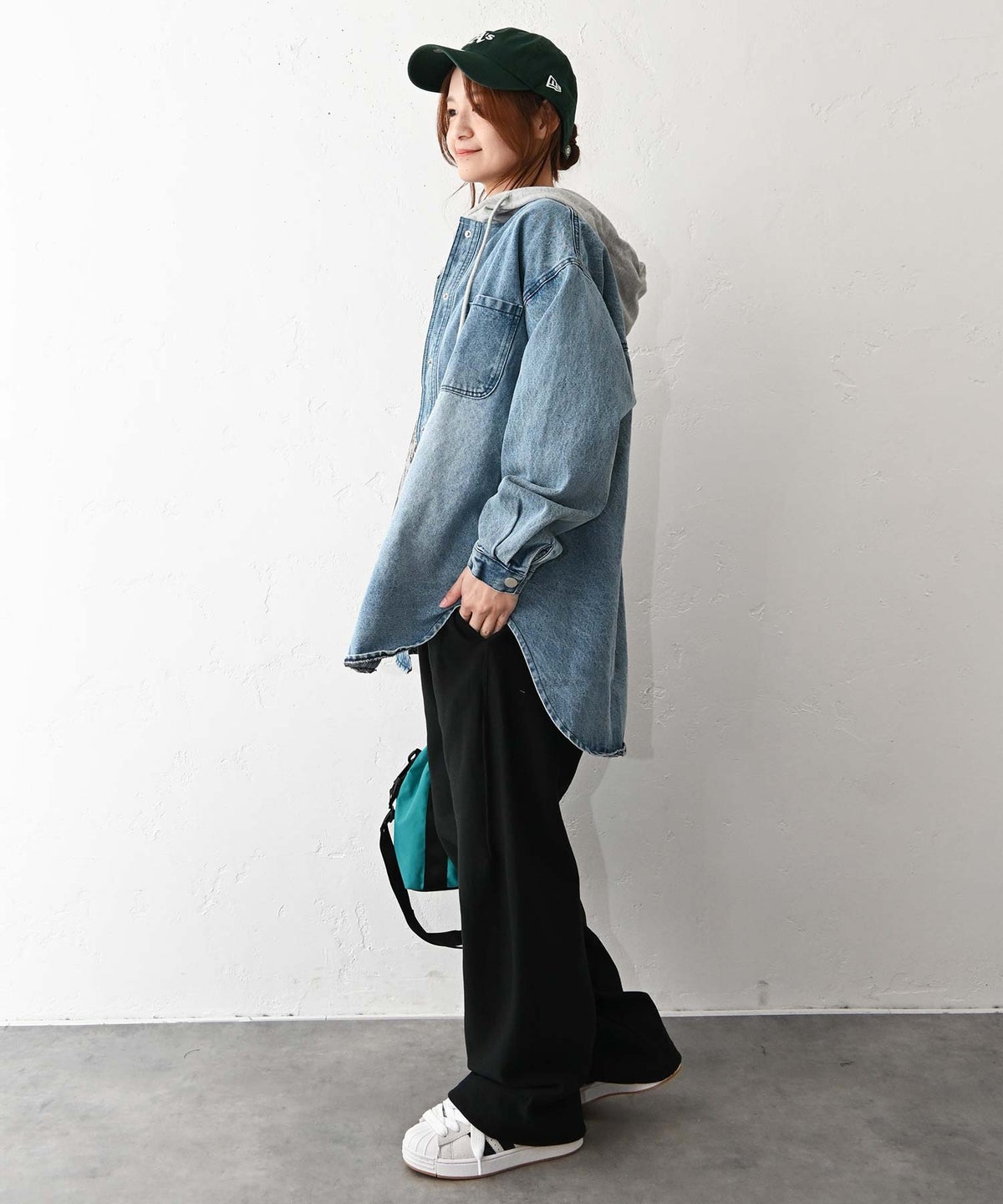 IN THE MARKET｜フーディードッキングデニムジャケット [[C-2506]][C]