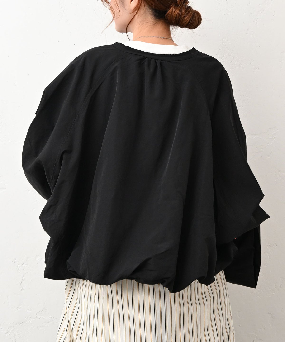 HUMS｜バルーンヘムジップブルゾン [[820452]][C]