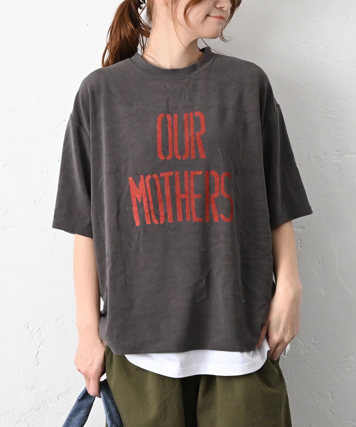 IN THE MARKET｜パイル素材ロゴプリントTシャツ [[C-2563]][C]