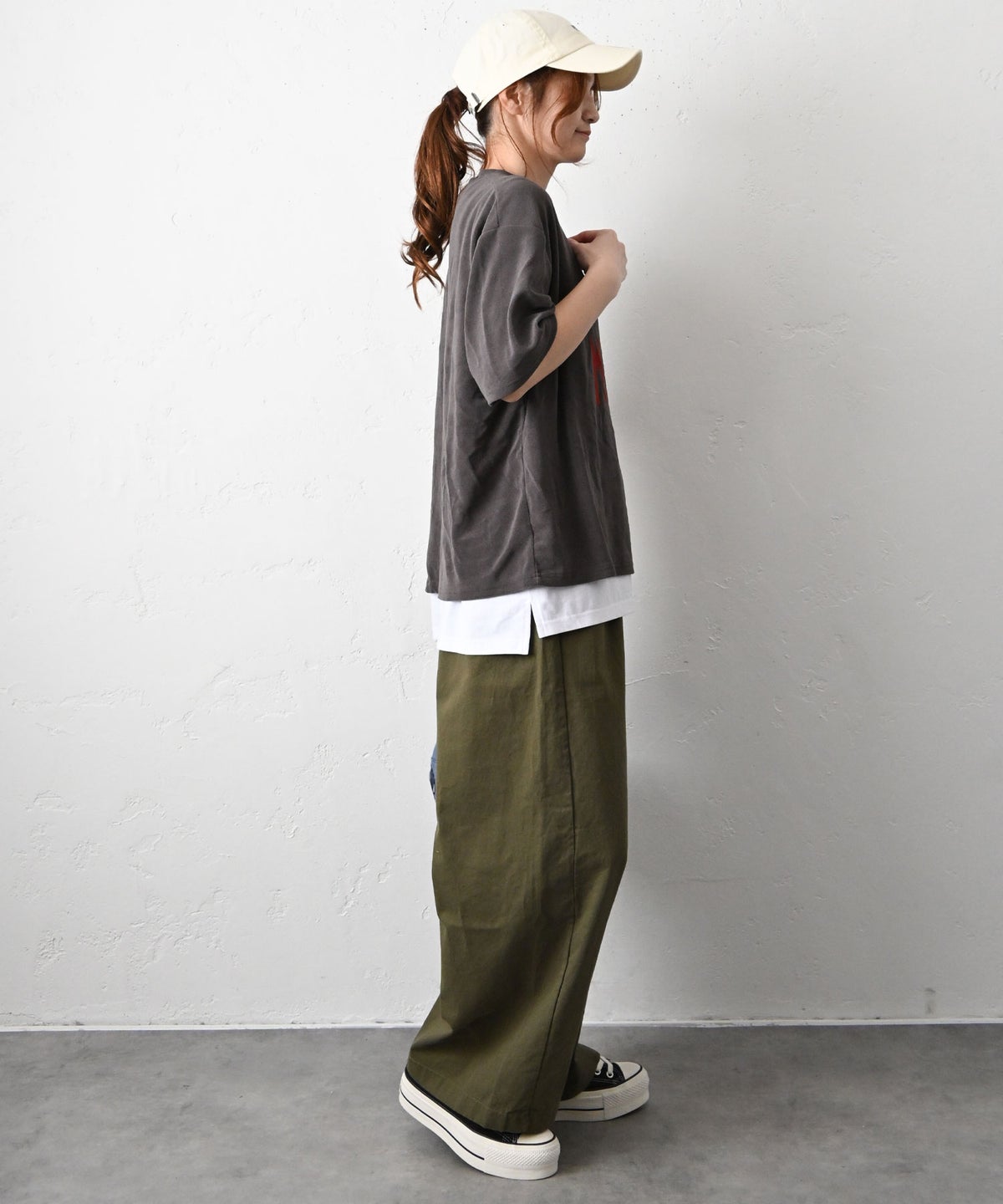 IN THE MARKET｜パイル素材ロゴプリントTシャツ [[C-2563]][C]