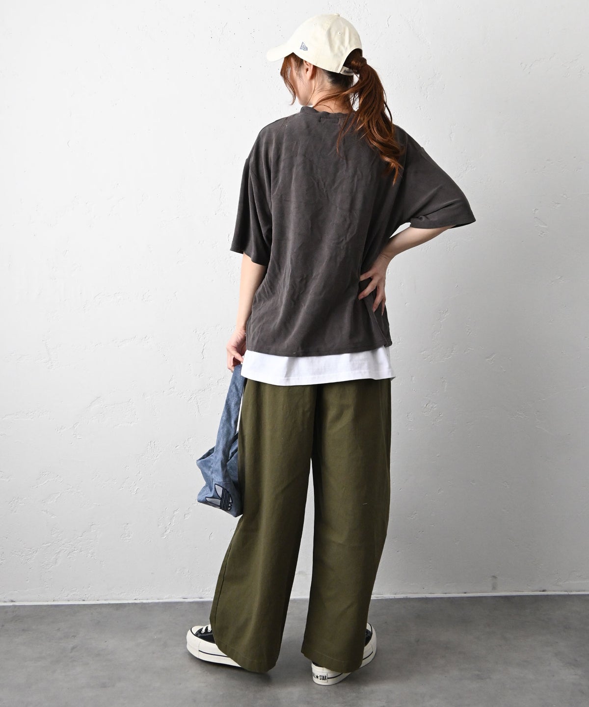 IN THE MARKET｜パイル素材ロゴプリントTシャツ [[C-2563]][C]