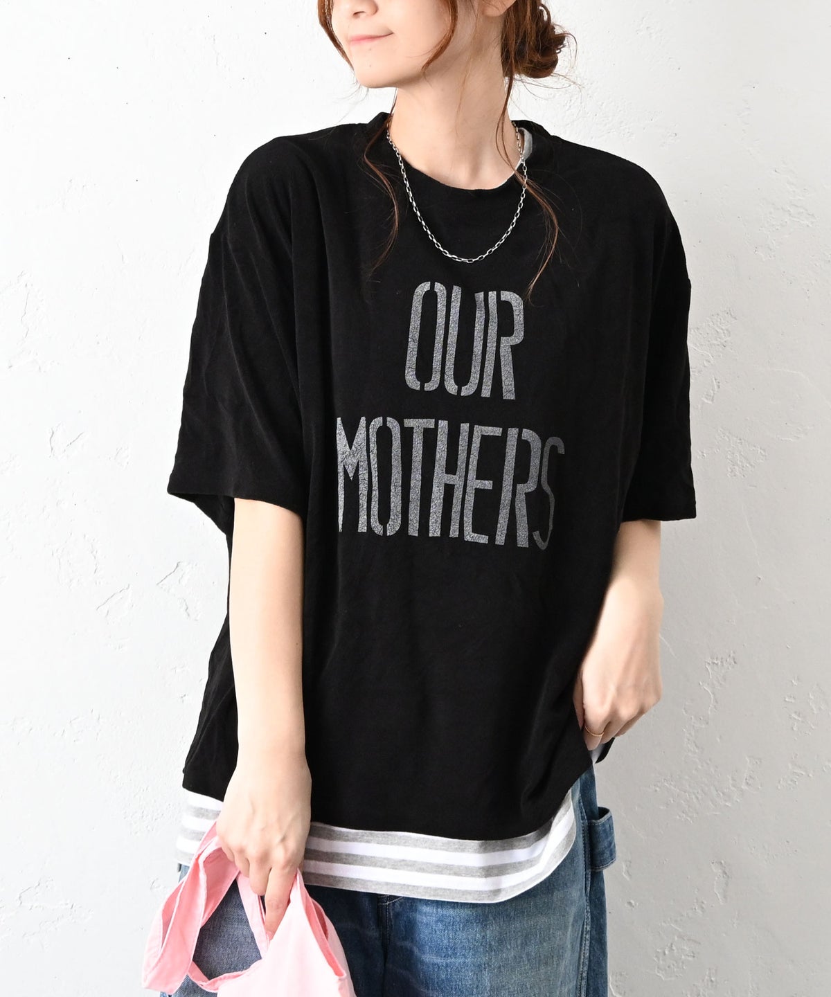 IN THE MARKET｜パイル素材ロゴプリントTシャツ [[C-2563]][C]