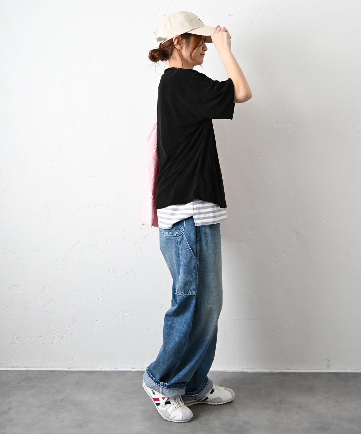 IN THE MARKET｜パイル素材ロゴプリントTシャツ [[C-2563]][C]