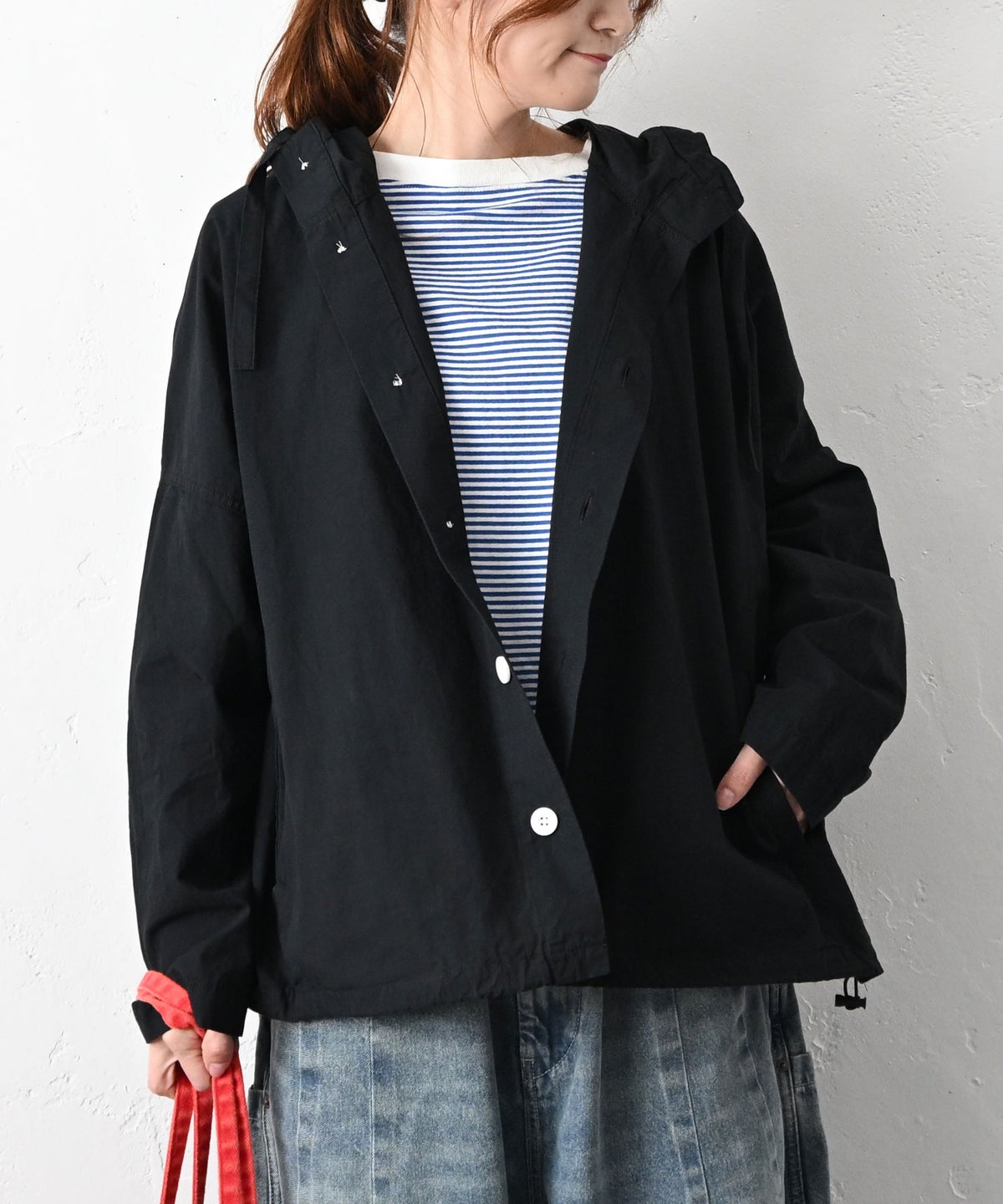 IN THE MARKET｜フード付きライトシャツスター [[C-2540]][C]