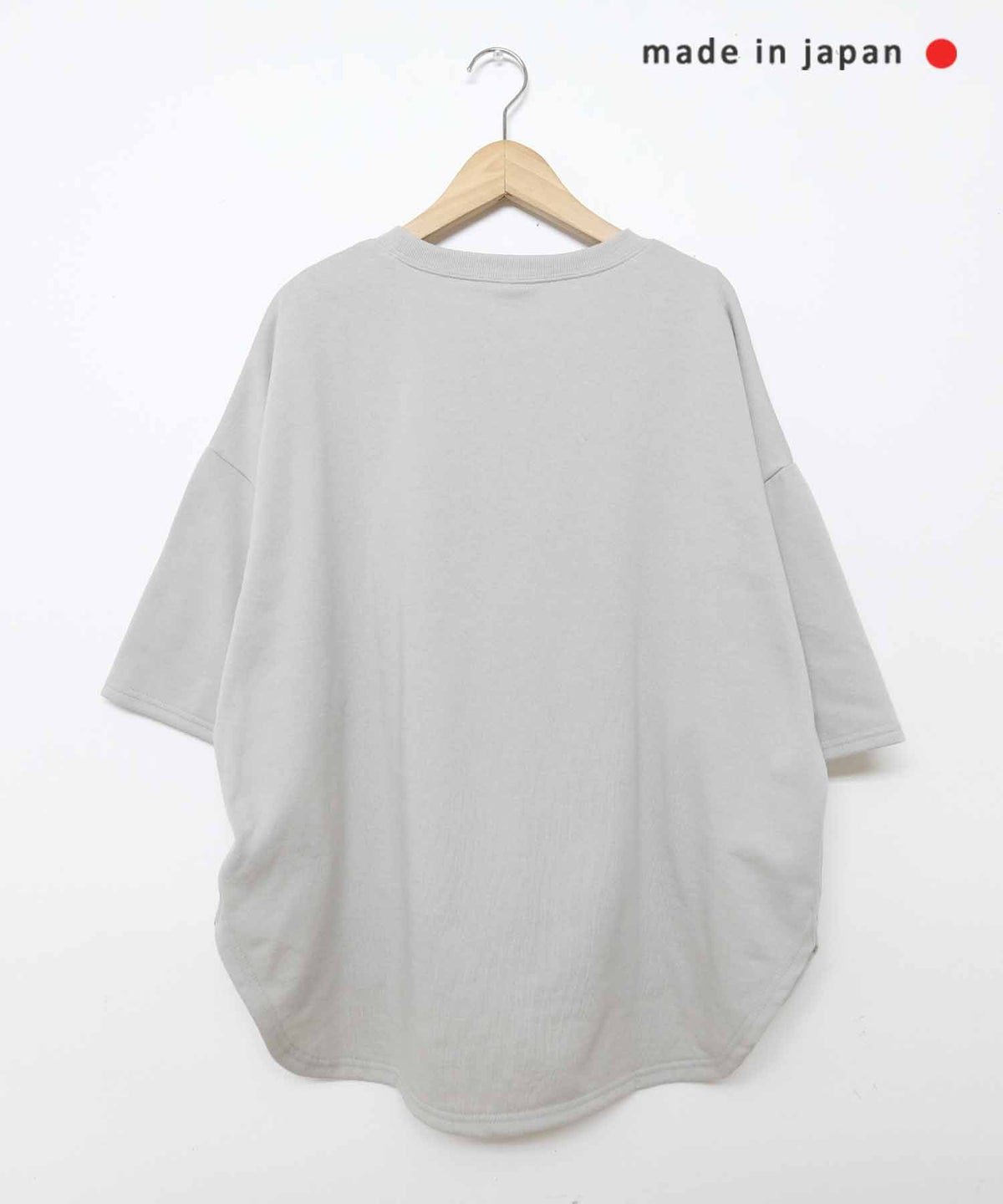 her.｜ミニ裏毛5分袖カットソー [[131280H]][C]