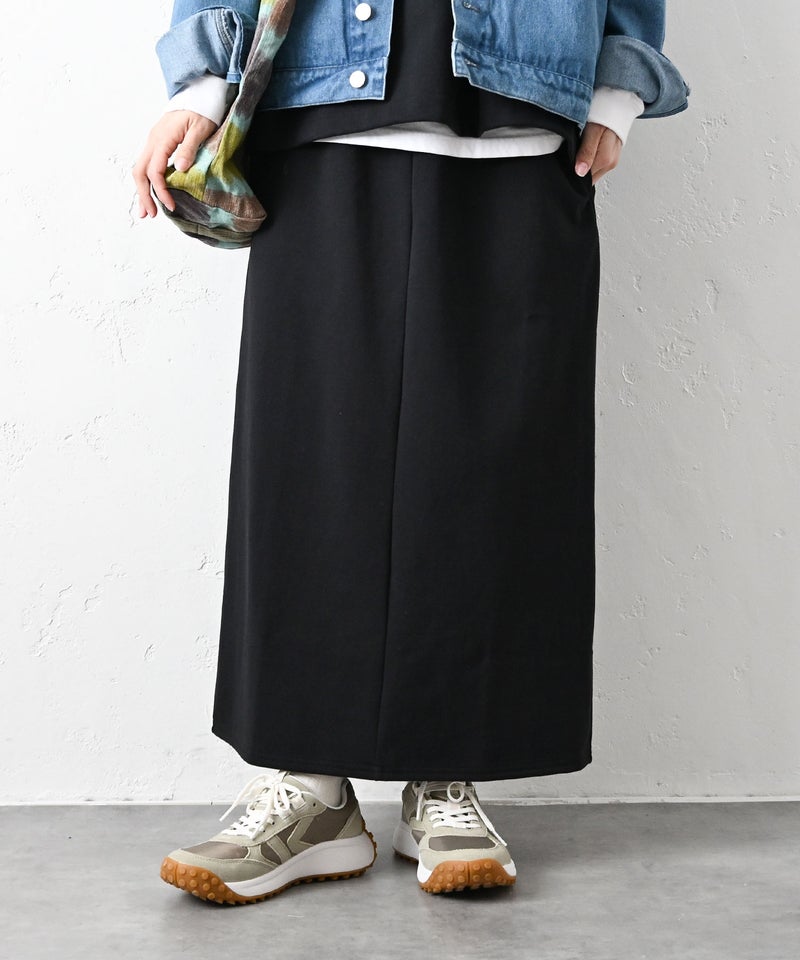 her.｜度詰め天竺カットイージースカート [[131352H]][C]