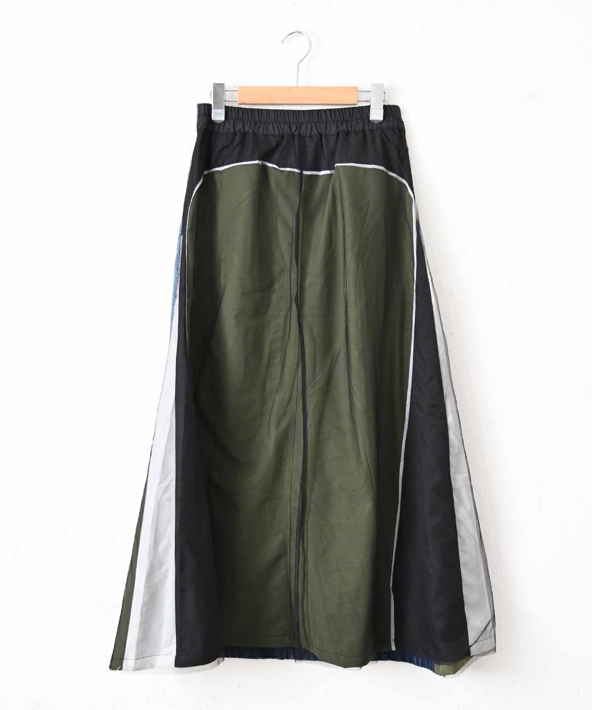 HUMS｜異素材ドッキングデニムスカート [[600162]][C]