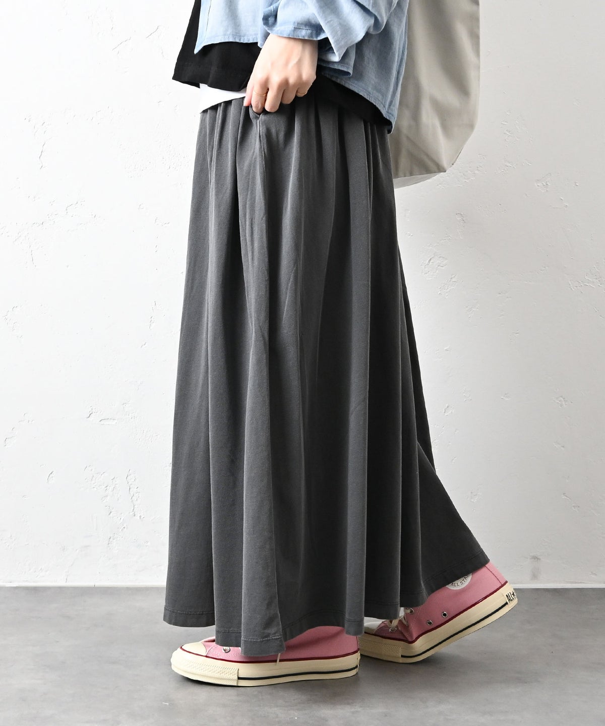 RNA｜ピグメントAラインギャザースカート [[G1106]][C]