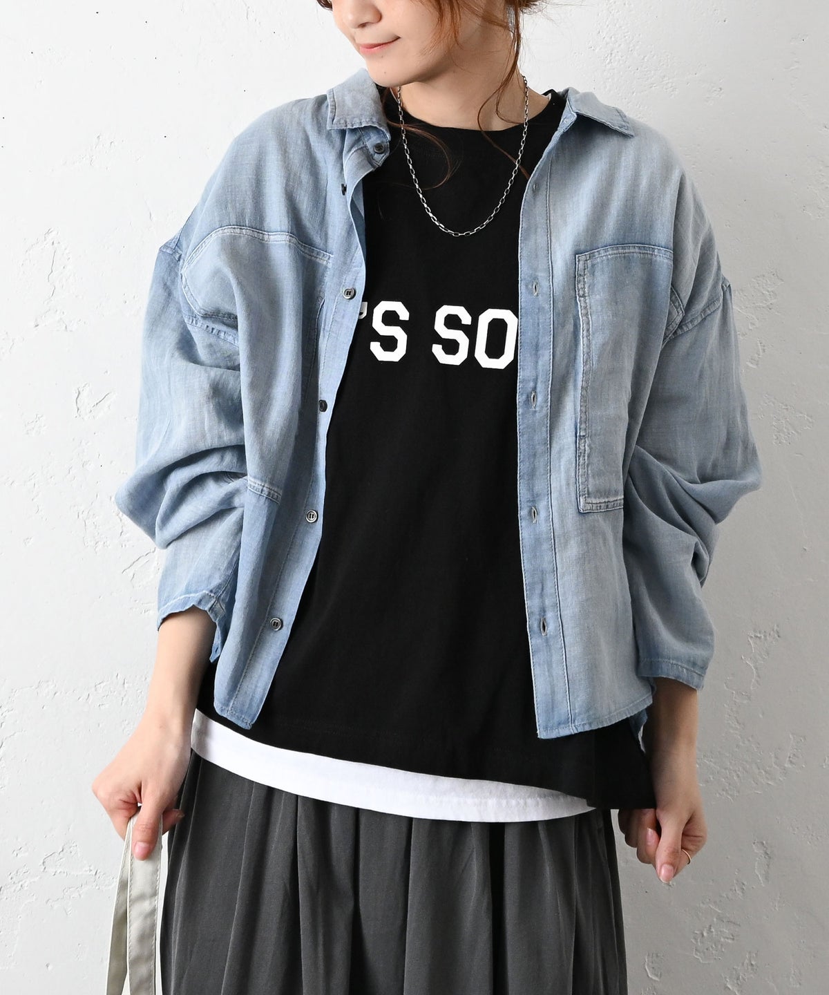 RNA｜デニムワークシャツ [[B2947]][C]