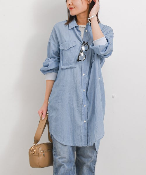 6(ROKU)　ビッグメッシュチュニック 6（ロク）の「＜6(ROKU)＞BIG MESH TUNIC/チュニック（チュニック