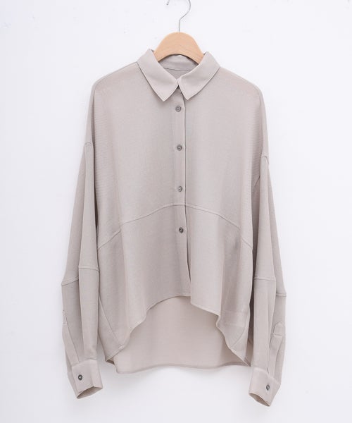 Rene メッシュ カットソー 美品 34 メッシュ編みポロセーター(M キナリ): トップス｜Right-on公式