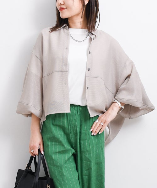 Plage 麻メッシュシャツ CLOCHE｜メッシュシャツ [[62285588]][F] | ma28 ONLINE STORE