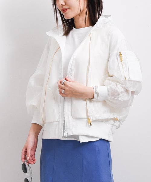 Risley｜シアーレイヤードブルゾン [[R2601-SRB930]][F] | ma28 ONLINE