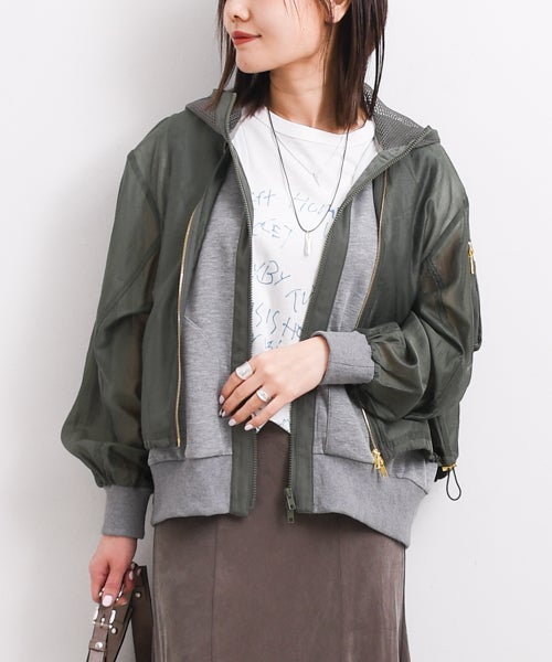 4/19まで期間限定お値下げ!! 【Risley】 レイヤードブルゾン 完売商品 中古・古着通販】Risley (リズレー) Risley レイヤードブルゾン
