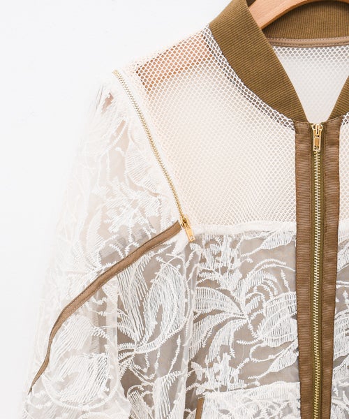 Risley｜レースブルゾン [[R2601-RBZ934]][F] | ma28 ONLINE STORE