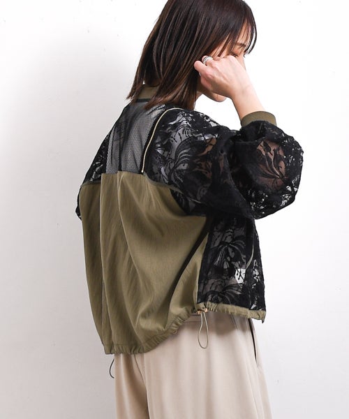 Risley｜レースブルゾン [[R2601-RBZ934]][F] | ma28 ONLINE STORE