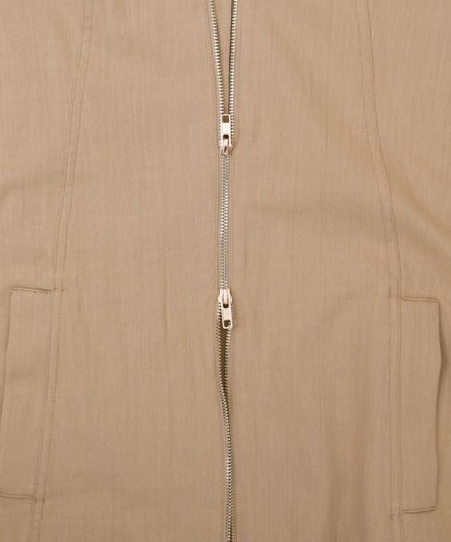 W｜ノーカラージップブルゾン [[IZK25114]][F] | ma28 ONLINE STORE