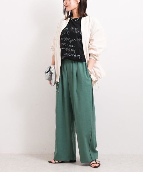 W｜ノーカラージップブルゾン [[IZK25114]][F] | ma28 ONLINE STORE