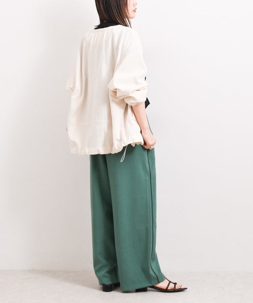 W｜ノーカラージップブルゾン [[IZK25114]][F] | ma28 ONLINE STORE