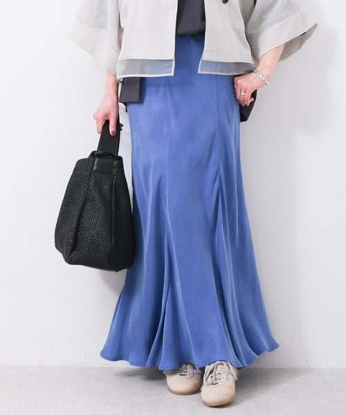 W｜washセミフレアスカート [[IZK24050-1]][F] | ma28 ONLINE STORE