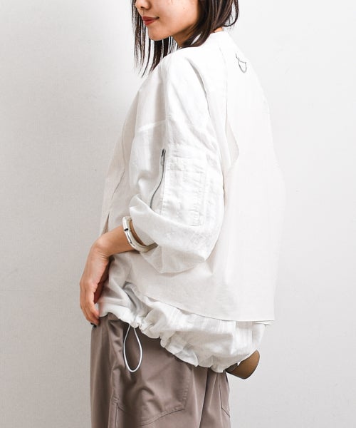 Hymn LIPA｜バックレイヤード風MA-1 [[IZK25119]][F] | ma28 ONLINE STORE