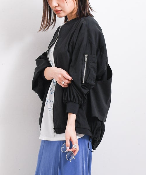 Hymn LIPA｜バックレイヤード風MA-1 [[IZK25119]][F] | ma28 ONLINE STORE