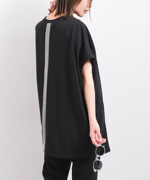 Wrapin nine9 完売品黒サイドスリットオーバーサイズコートジャケット Wrapin nine9（ラッピンナイン） | ma28 ONLINE STORE