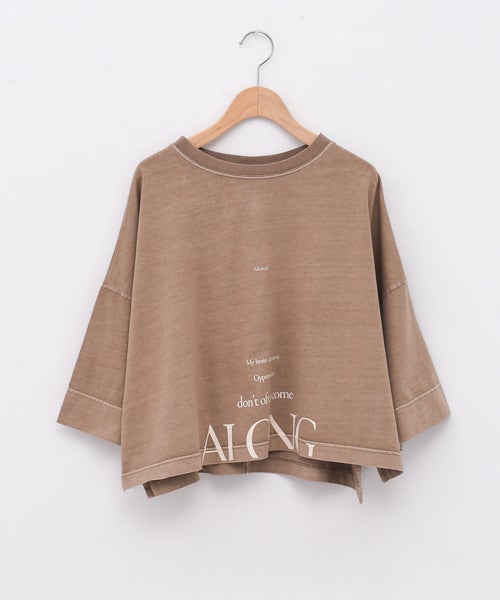 Hymn LIPA｜オーバーロゴTシャツ [[WTS7130]][F] | ma28 ONLINE STORE