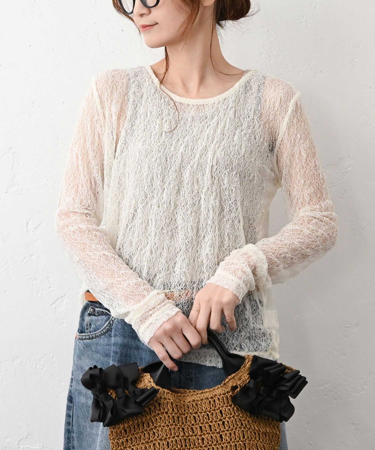 HUMS｜ストレッチレースインナー [[33185A133]][C]