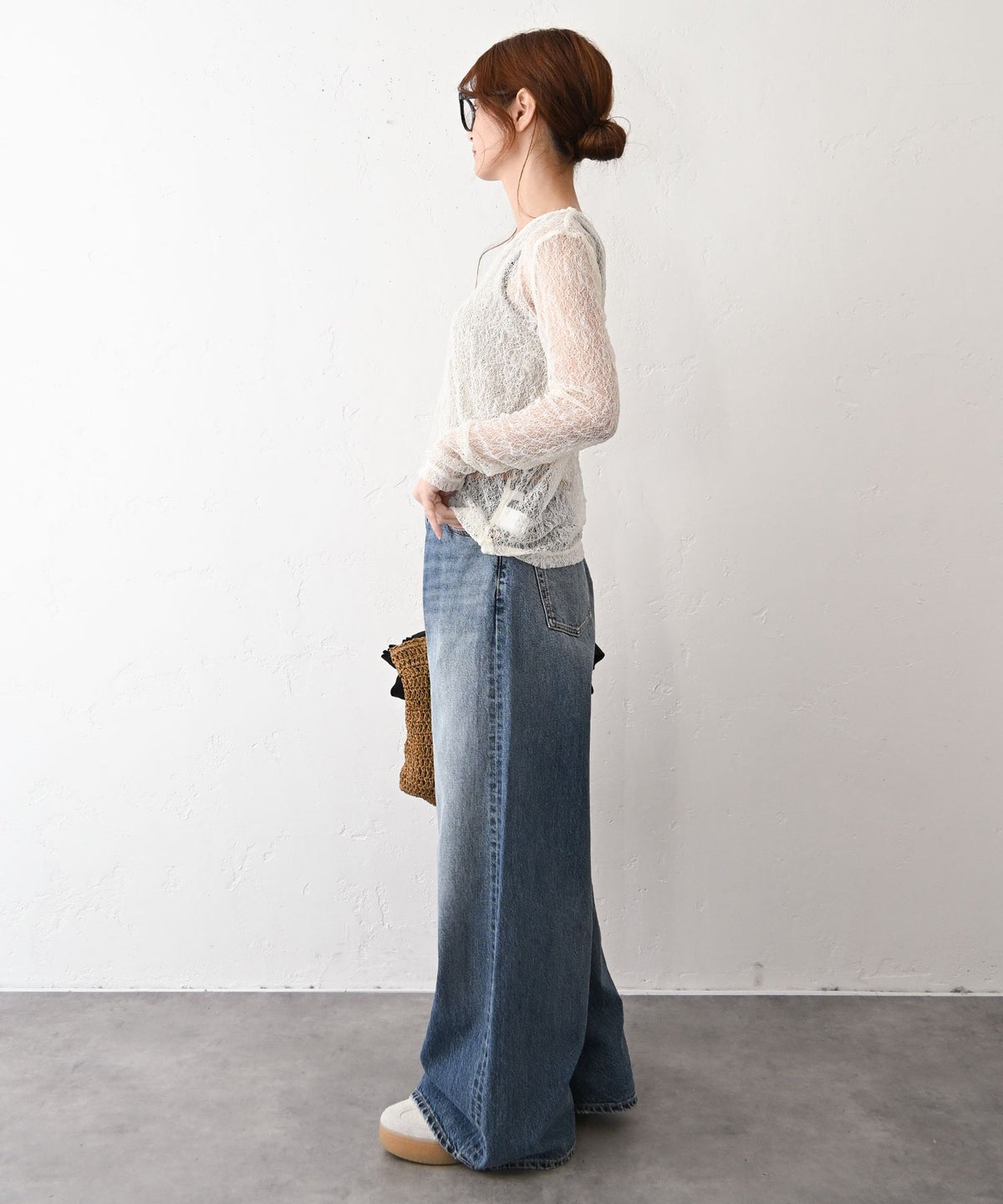 HUMS｜ストレッチレースインナー [[33185A133]][C]