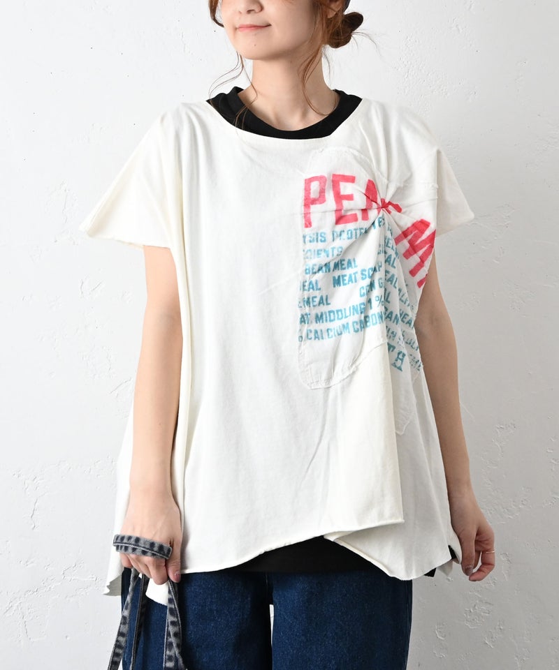 GO TO HOLLYWOOD｜天竺ヘンケイワイドTシャツ [[32620410]][C]